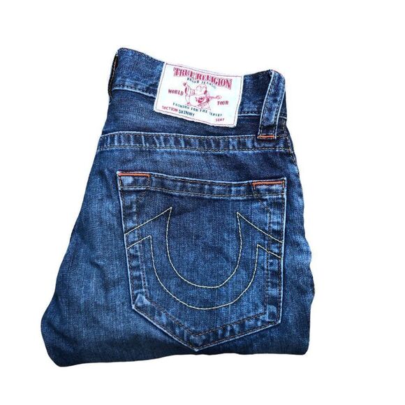 True Religion Jeans Size 29 SKINNY Blue - Picture 7 of 7